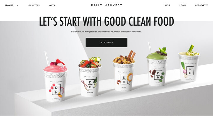 Daily Harvest | One-Step-Prep, Chef-crafted Food Built on Organic Ingredients. Delivered to You. Food that Takes Care of You.