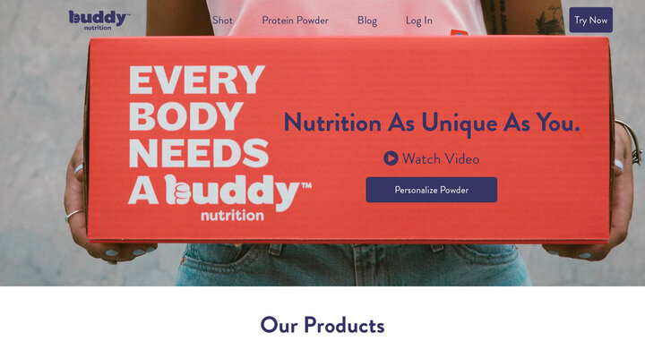 Personalized Nutrition Products | Buddy Nutrition
