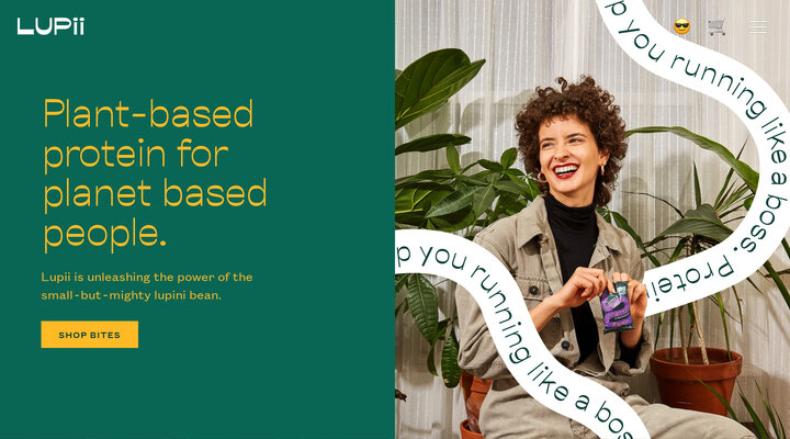 Lupii - Plant-based, whole-food protein bar powered by lupini beans