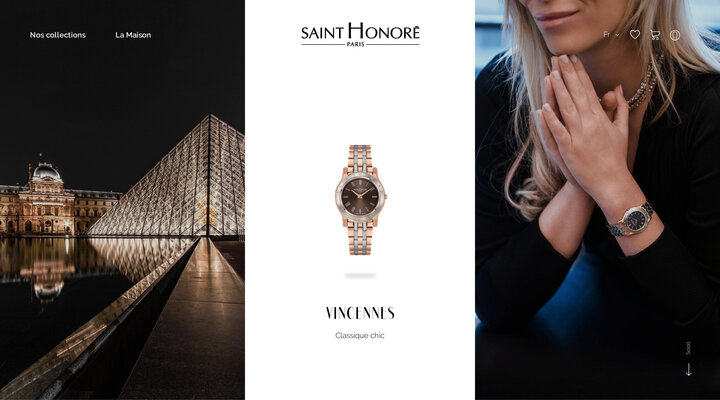 Saint Honoré Paris - Montres femme et homme, créations françaises