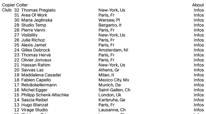 Copier Coller Club
