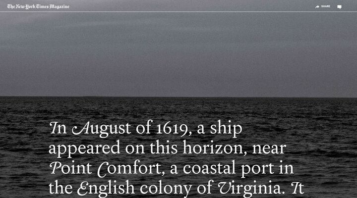 The 1619 Project - The New York Times