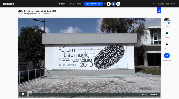 Fórum Internacional de Gaia 2019 on Behance