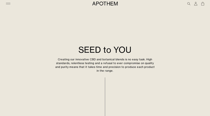 SEED TO YOU – Apothem Labs