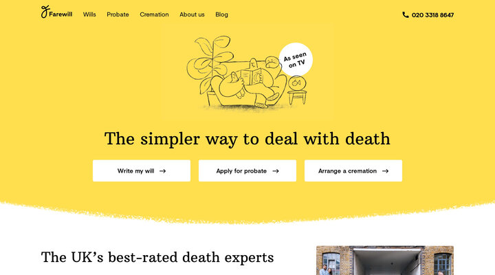 Wills And Probate Experts | The Simpler Cremation Service | Farewill.com