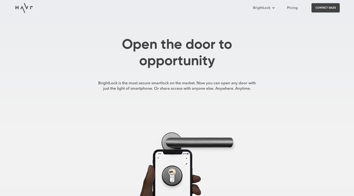 Meet BrightLock, world's first LiFi smart lock.