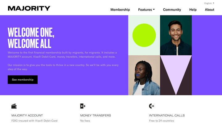 MAJORITY | The first financial membership for modern migrants.