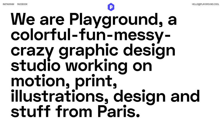 Playground Paris - Graphic Design Studio