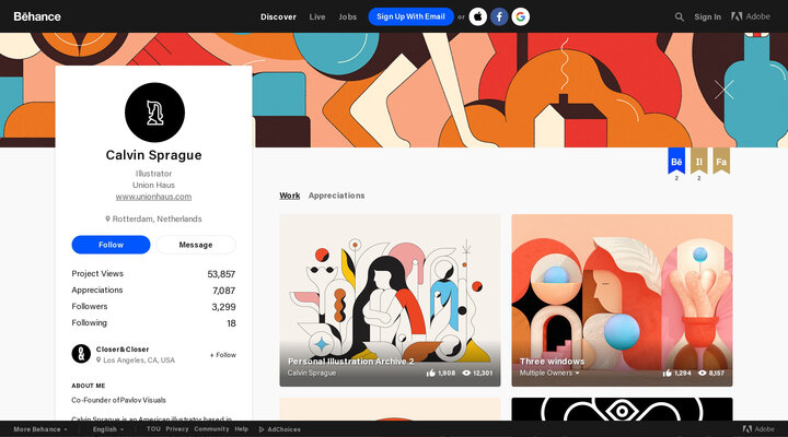 Calvin Sprague on Behance