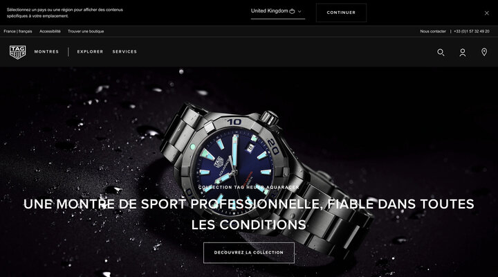 Site Officiel TAG Heuer® - Montres de luxe suisses depuis 1860