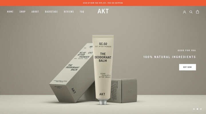 Akt Deodorant | Born to Perform – Akt London