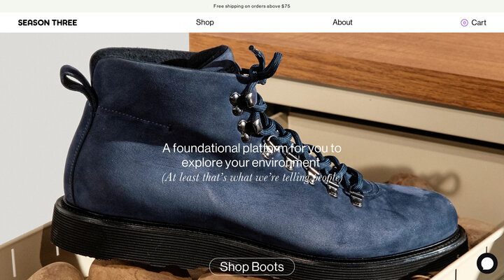 Season Three — Boots for Humans