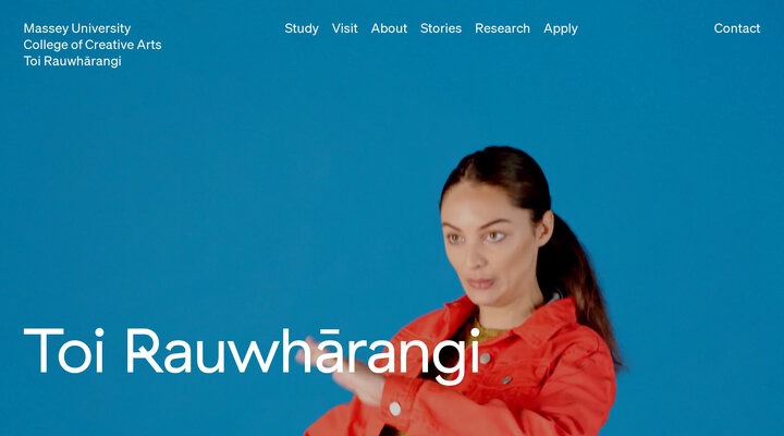 Toi Rauwhārangi College of Creative Arts | Massey University | Create with us