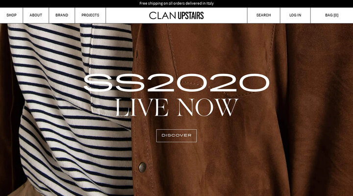 CLAN UPSTAIRS · Contemporary multi-brand store based in Milan