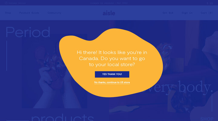 Aisle | Sustainable Period Products For Every Body