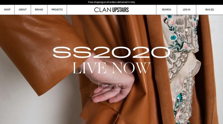 CLAN UPSTAIRS · Contemporary multi-brand store based in Milan