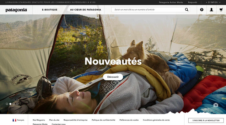 Boutique en ligne Patagonia
