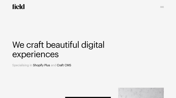 Field | Digital design and development agency
