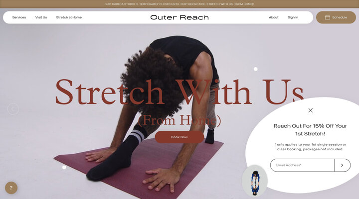 Outer Reach Stretch Studio Tribeca | 1on1, Group Stretching Classes NYC