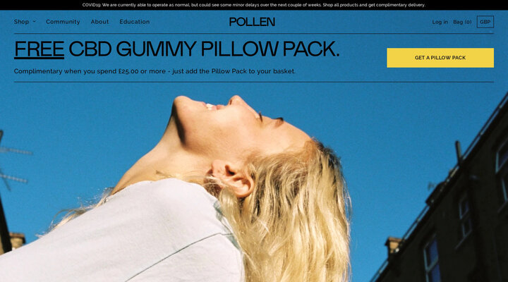 Pollen | Innovative CBD Products – Pollen UK