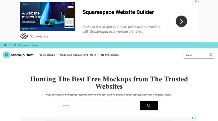 Mockup Hunt | The Best Free Psd Mockups Curated from Trusted Websites