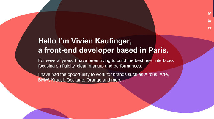 Vivien Kaufinger — Creative front-end developer