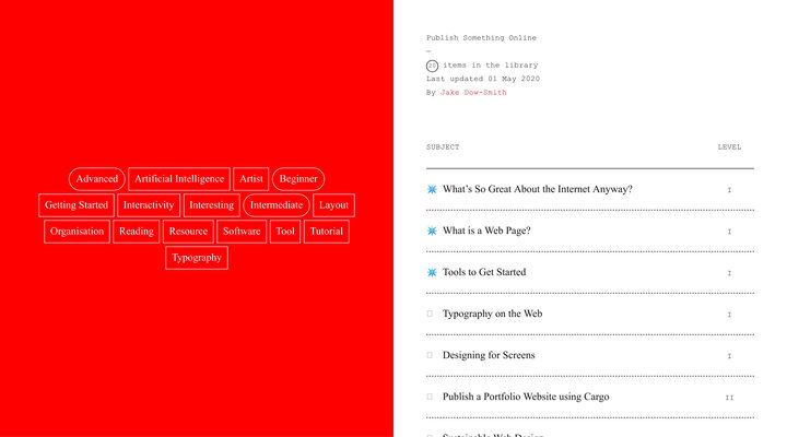 Publish Something Online