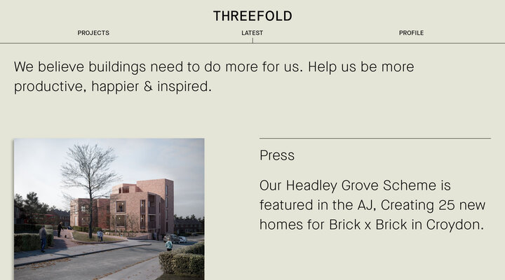 Threefold Architects — Innovative, exciting, contemporary architecture that delights visually and experientially