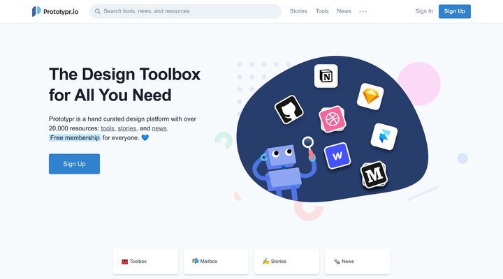 Prototypr – The latest design and prototyping tools for mobile and desktop app design.