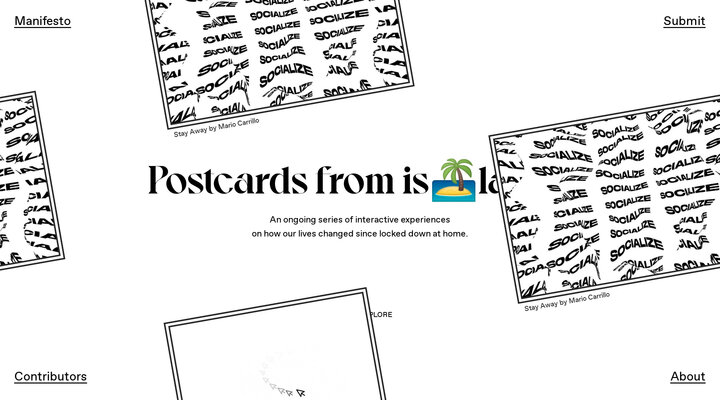 Postcards from Isolation