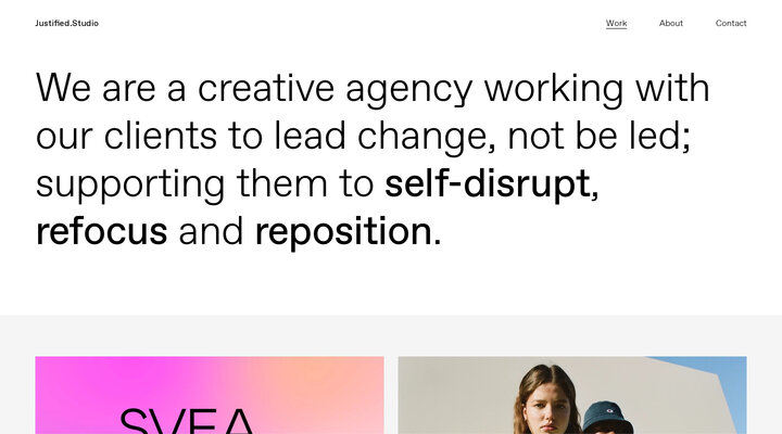 Creative agency | Justified Studio
