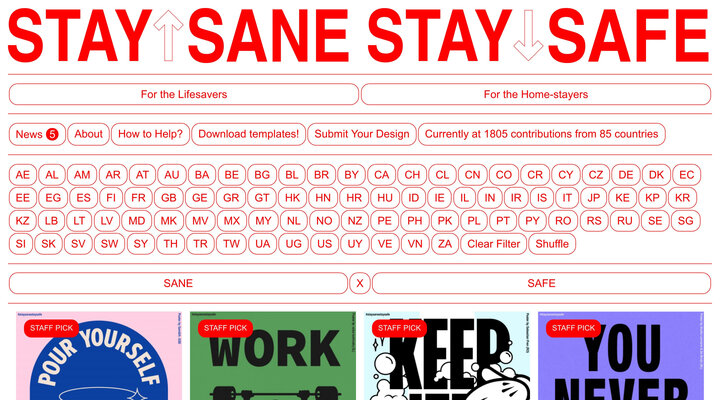 STAY SANE / STAY SAFE | Home