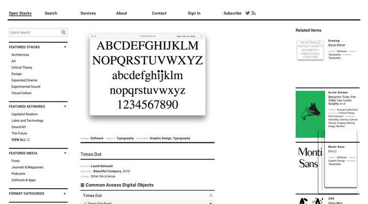 Times Dot | LIBRARYSTACK∎