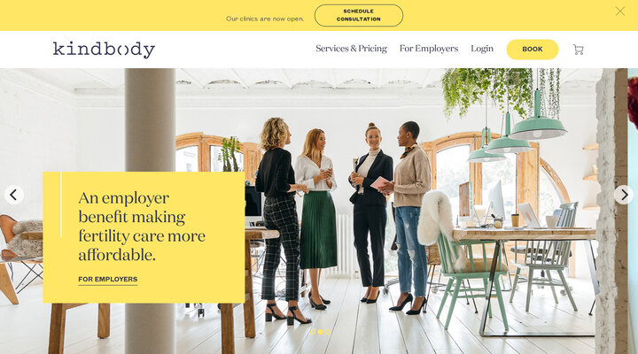 Kindbody - Fertility Care and Testing, IVF, Egg Freezing and Gynecology