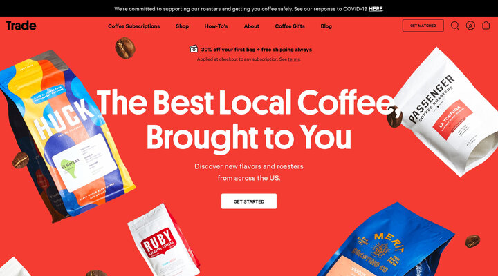 Trade Coffee | The Best Coffee Subscription in the Nation