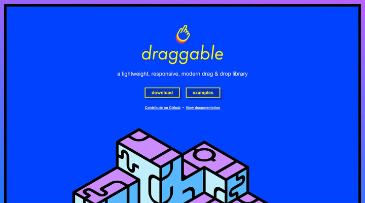 Draggable JS – JavaScript drag and drop library