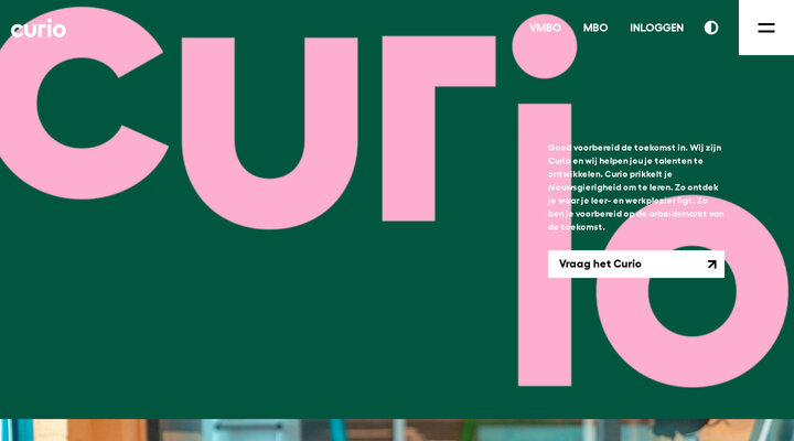 Welkom bij Curio. De beroepsopleider van de regio West-Brabant. | Curio