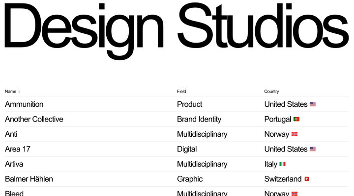 Design Studios