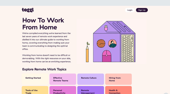 Work From Home Hub