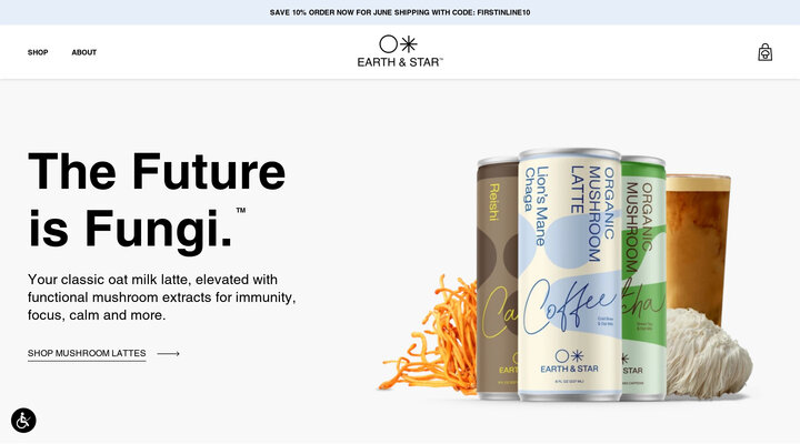 Organic Mushroom Coffee | Earth & Star