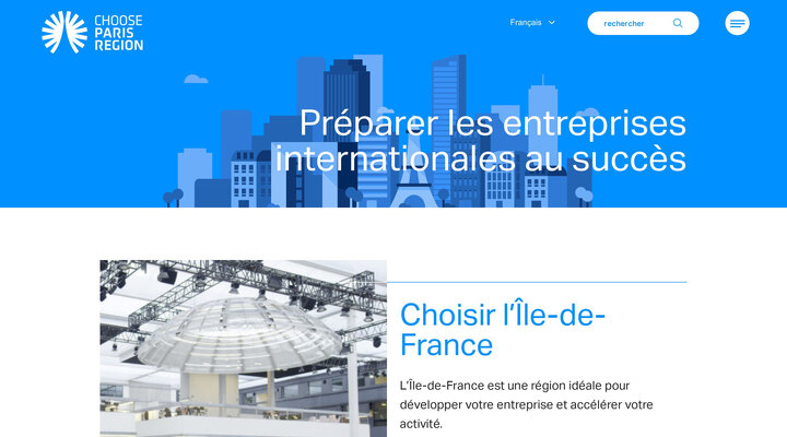 Accueil - Choose Paris Region - Préparer les entreprises internationales au succès