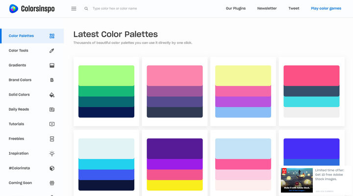Colorsinspo - All in one resource for finding everything about colors | Colorsinspo