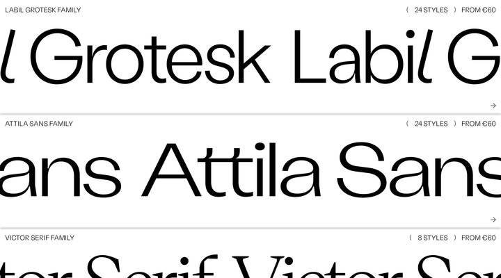 Retail ( KOMETA ) Typefaces