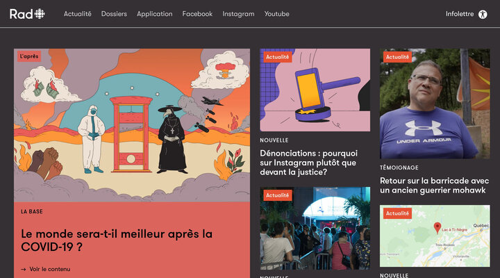 Rad, Le laboratoire de journalisme de Radio-Canada | Rad.ca