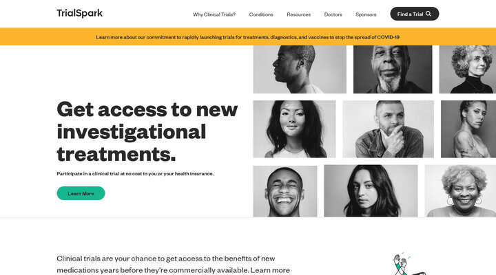 Get access to new treatments - TrialSpark