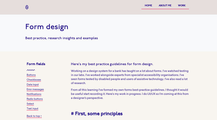 Geri Reid - Forms best practice