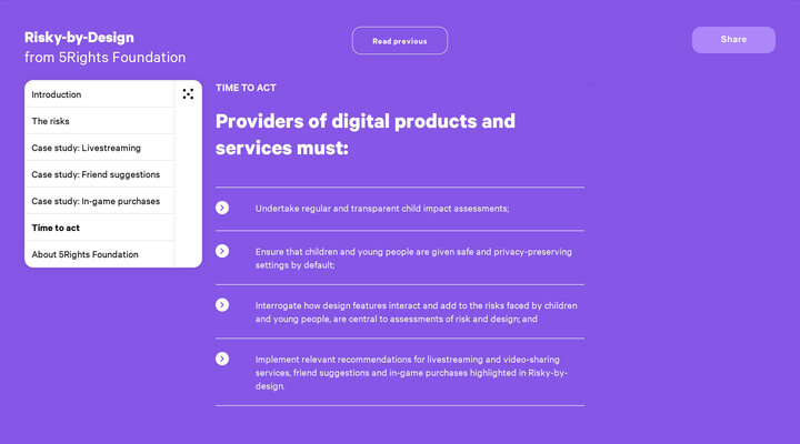 Risky-By-Design | Time to act