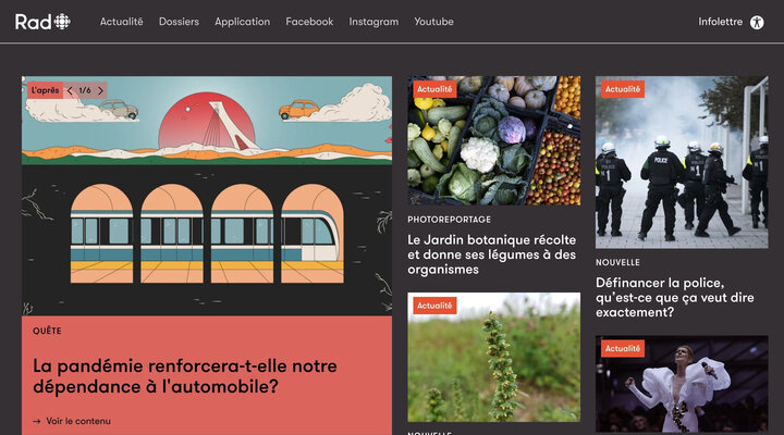 Rad, Le laboratoire de journalisme de Radio-Canada | Rad.ca