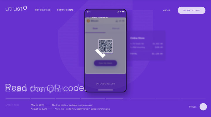 Utrust — Accept crypto payments, easily.