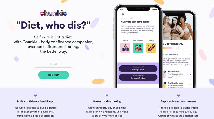 Body Confidence Health App - Goodbye diet, hello balance.